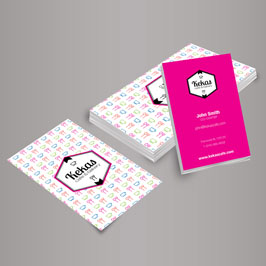 Full Color Printed Business Cards Vertical
